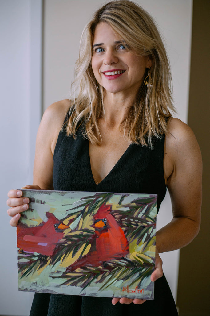 Paintings on Hardwood Panels