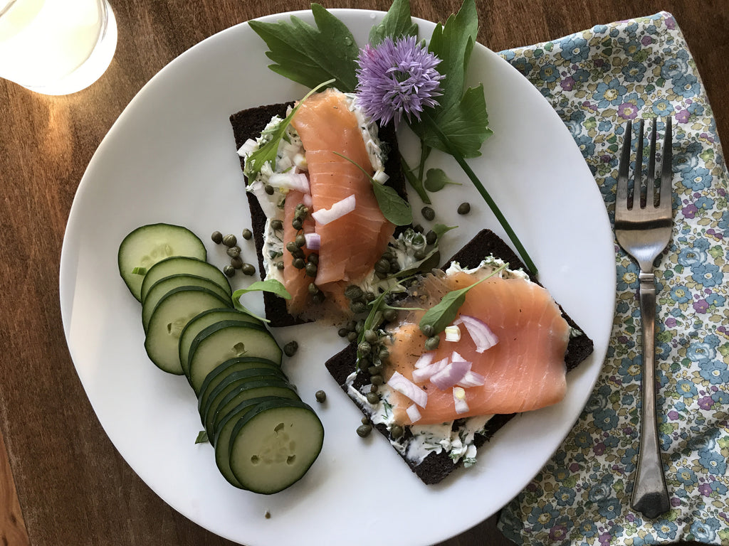 Smoked Salmon and Chocolate Raspberry Tart