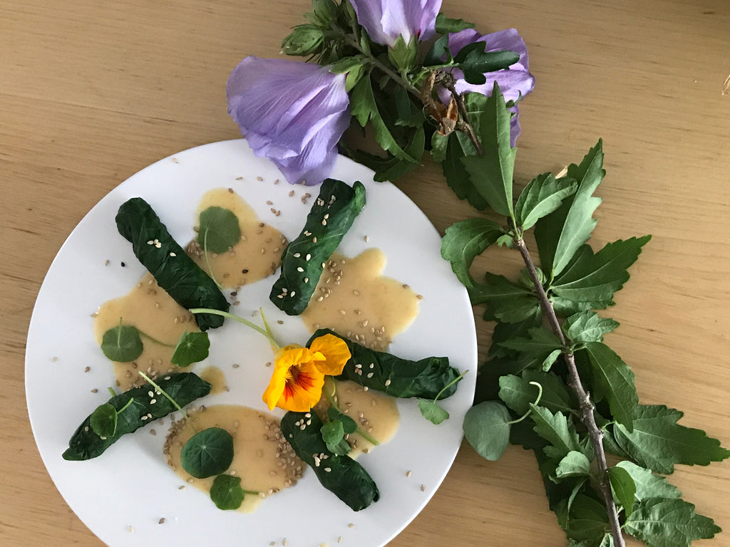 Nasturtiums in the Kitchen