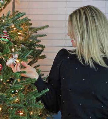 Decorating for Christmas in Elmhurst