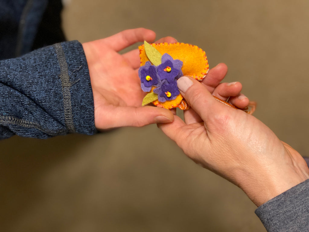 Making Felt Friend Hearts
