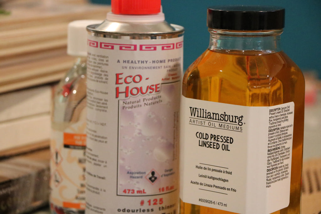 Art Supplies in My Art Studio