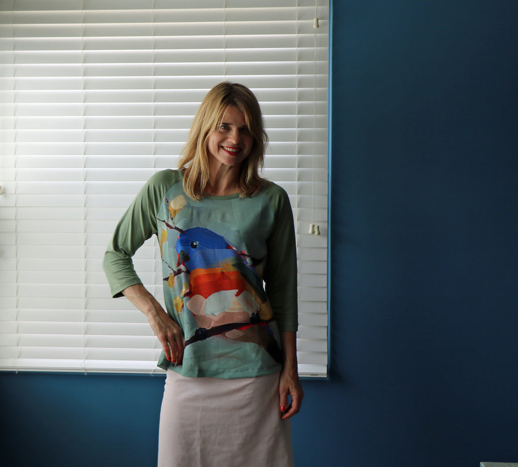 Bird on Clothing Design