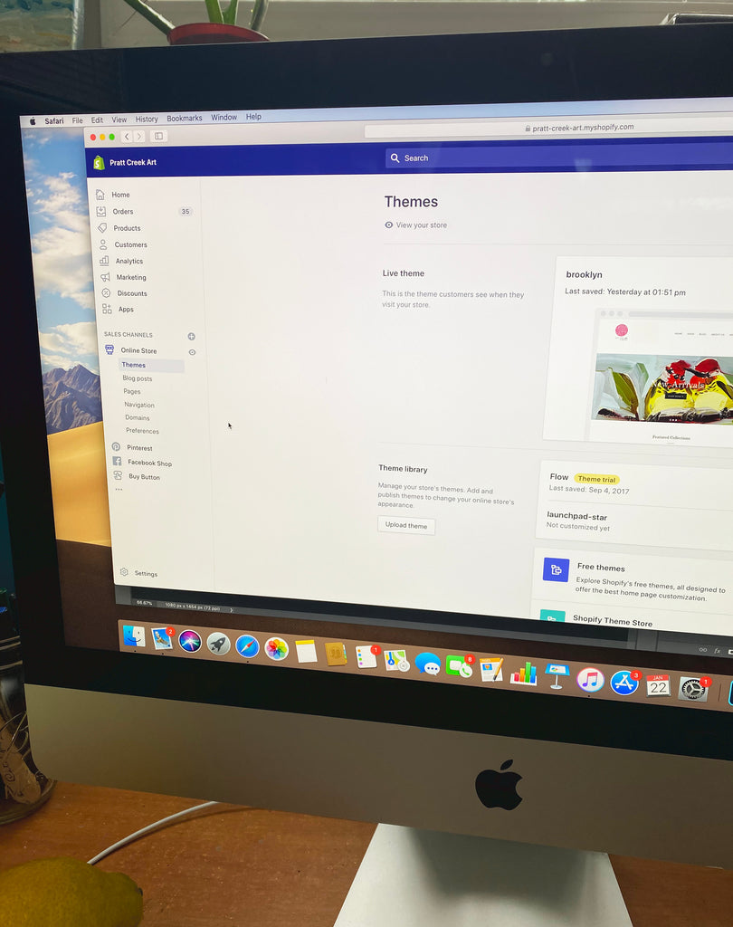 Behind the Scenes with Photoshop and My Shopify Website