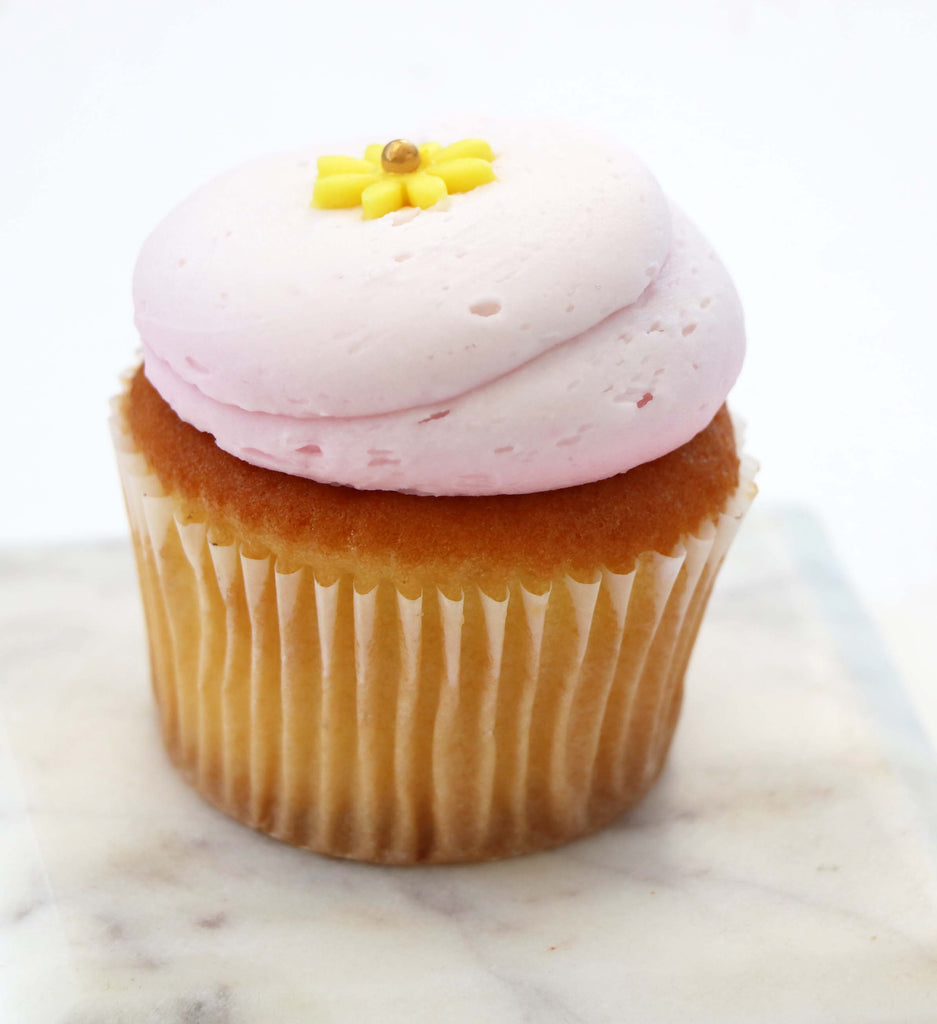 Daisy Cupcake Painting