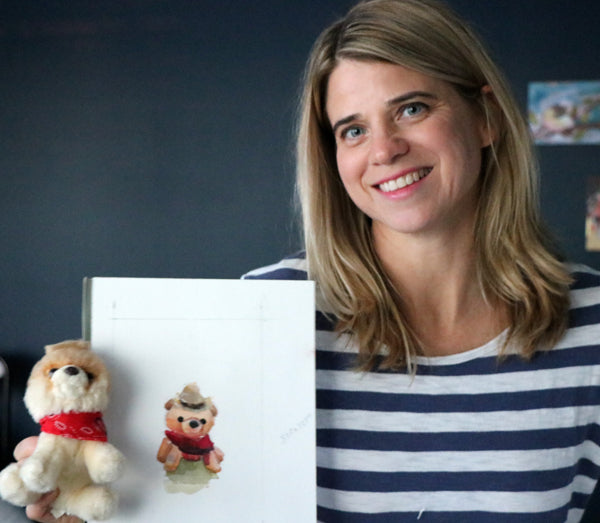 It's Itty Bitty Boo in Watercolor!