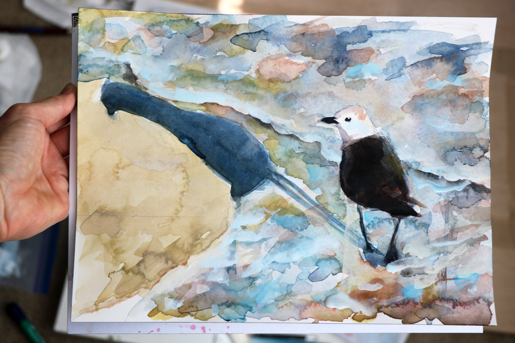Seagull Painting