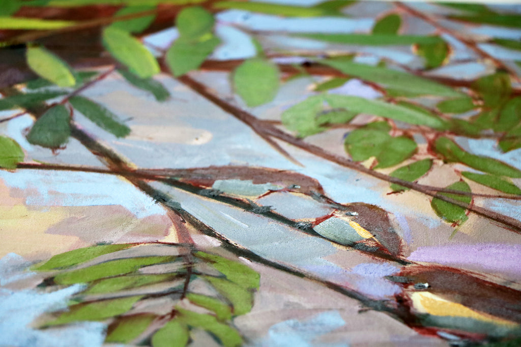 Sparrows in Elm Tree As Seen from Joffrey Ballet Studios
