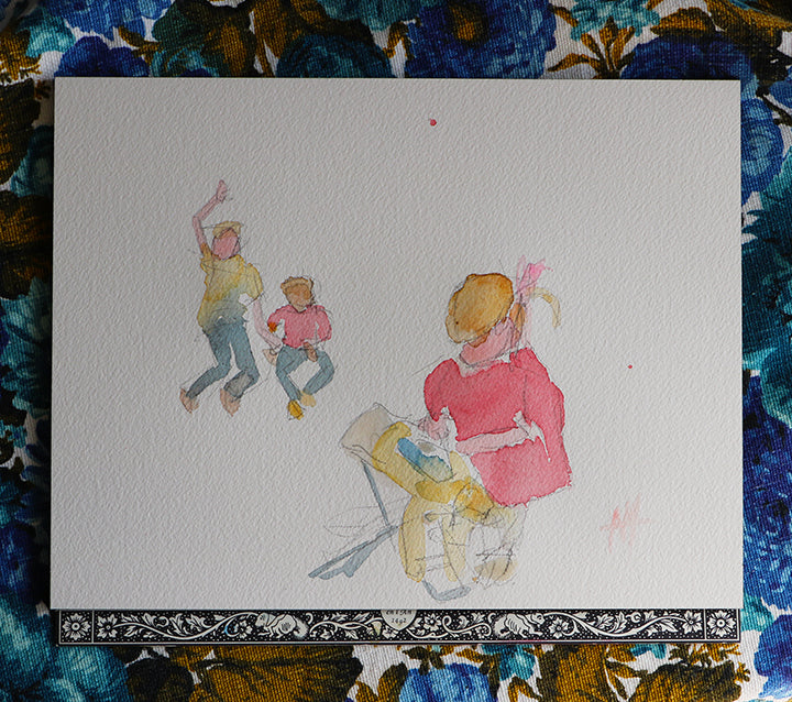 Working on my New Watercolor Painting Book