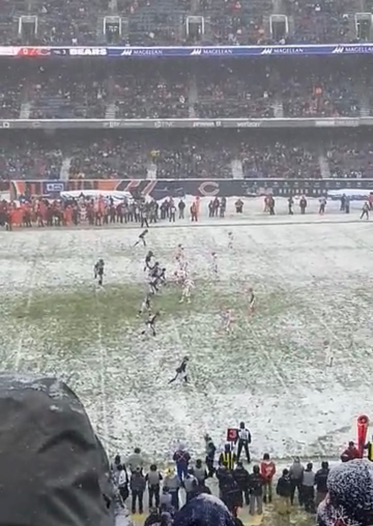 Super Cold Day for Chicago Bears Game