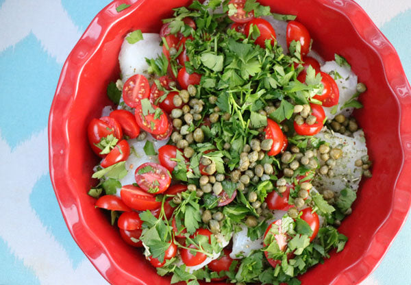Baked Cod Dish
