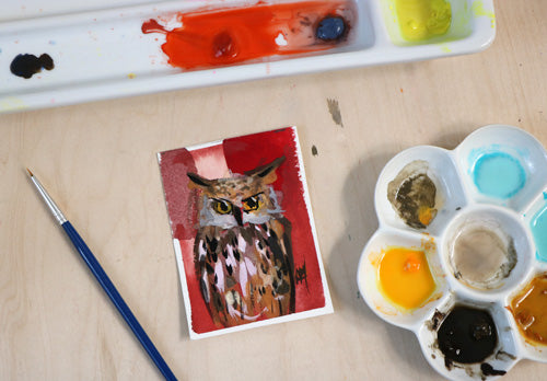 My First Gouache Paintings