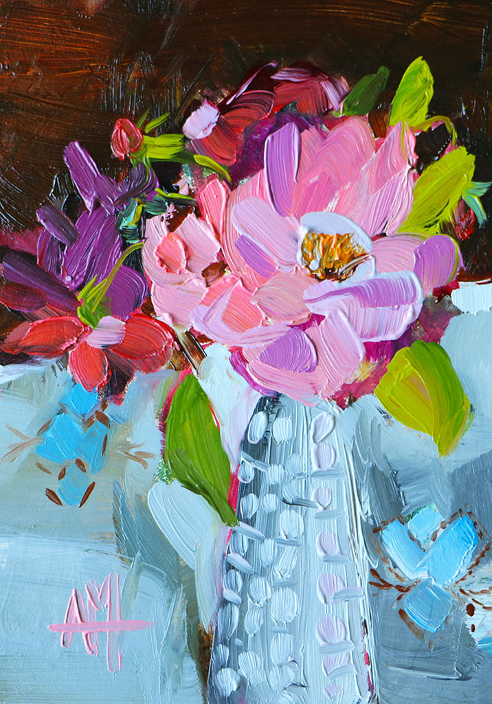 Garden Roses Painting