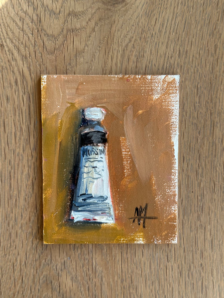Oil Paint Tube Original Painting by Angela Moulton