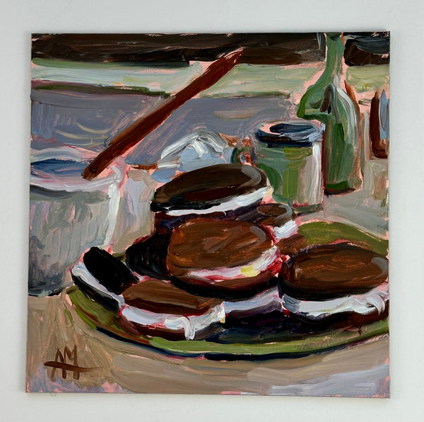 Whoopie Pies Original Painting by Angela Moulton