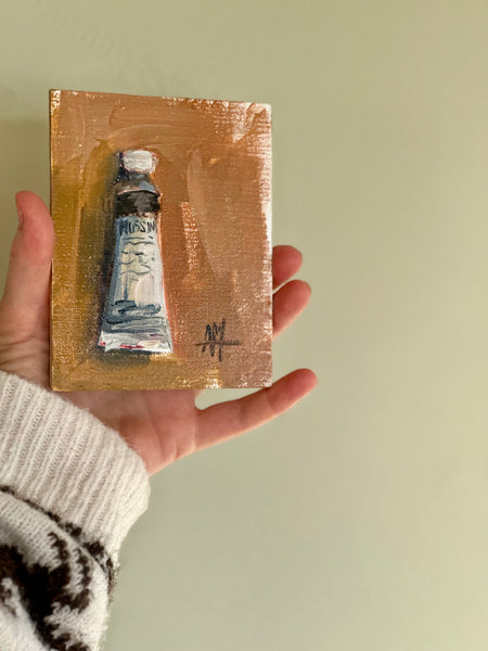 Oil Paint Tube Original Painting by Angela Moulton