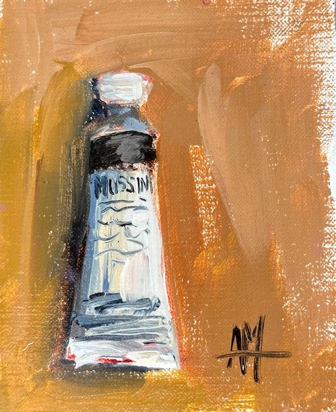 Oil Paint Tube Original Painting by Angela Moulton