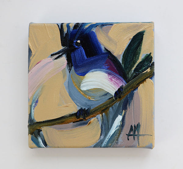 Asian Flycatcher Original Painting by Angela Moulton