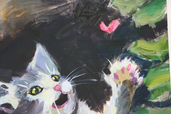 Butterfly Friend Original Oil Painting by Angela Moulton