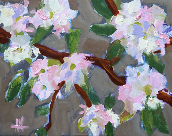Cherry Blossoms Original Painting by Angela Moulton