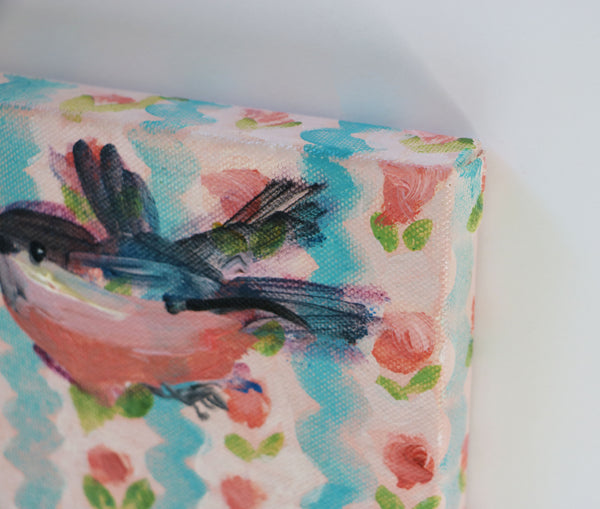 Chickadee Morning Original Painting by Angela Moulton