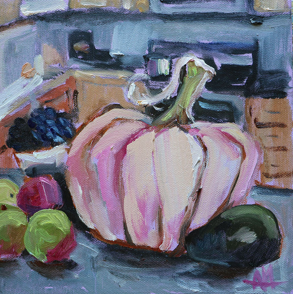 Farmers' Market Haul Original Painting by Angela Moulton