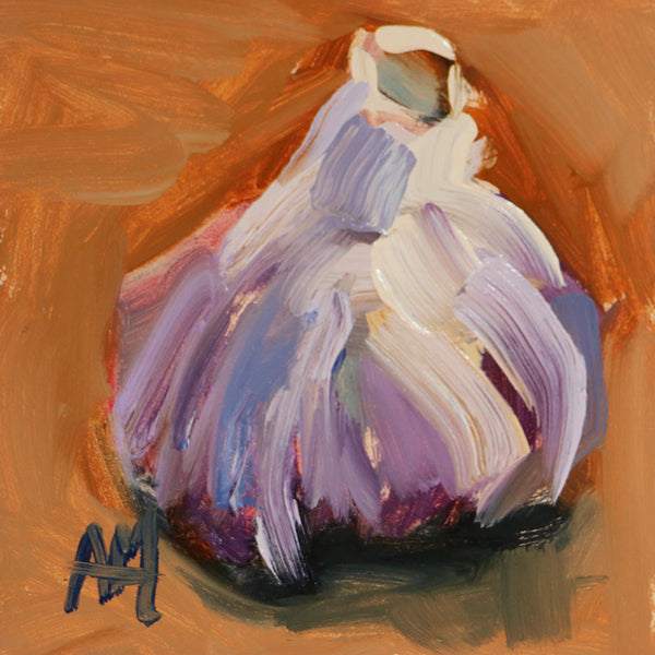 Garlic Original Painting by Angela Moulton
