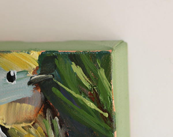 Goldcrest Kinglet Original Painting by Angela Moulton