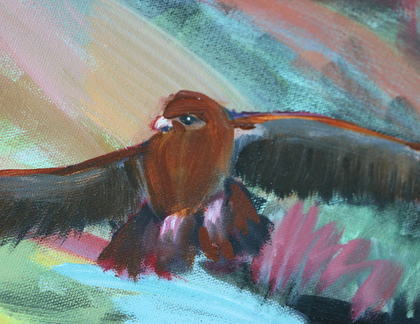 Passing Through Original Oil Painting by Angela Moulton