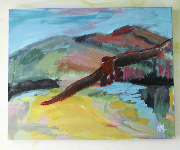 Passing Through Original Oil Painting by Angela Moulton