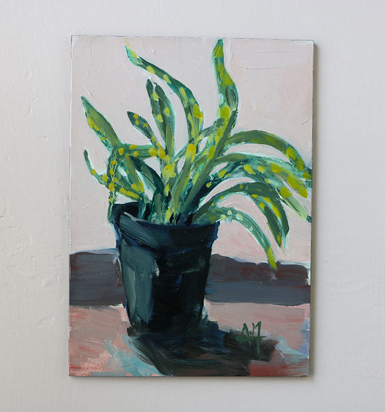 Houseplant Original Painting by Angela Moulton
