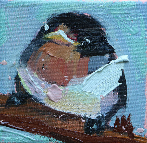 Howdy Barn Swallow Original Painting by Angela Moulton