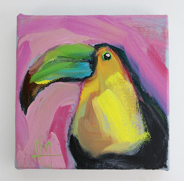 Keel-Billed Toucan Original Painting by Angela Moulton