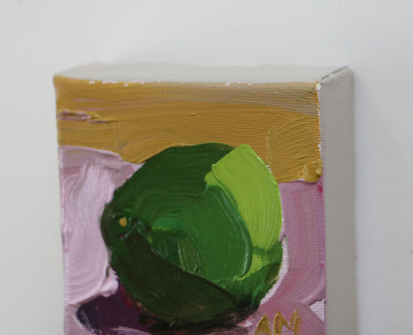 Lime Still Life Original Painting by Angela Moulton