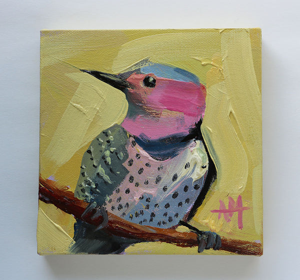 Northern Flicker Original Painting by Angela Moulton