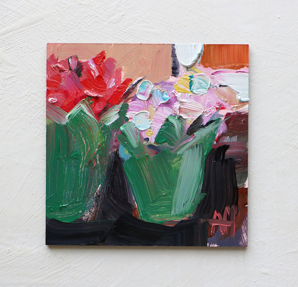 Primroses Original Painting by Angela Moulton