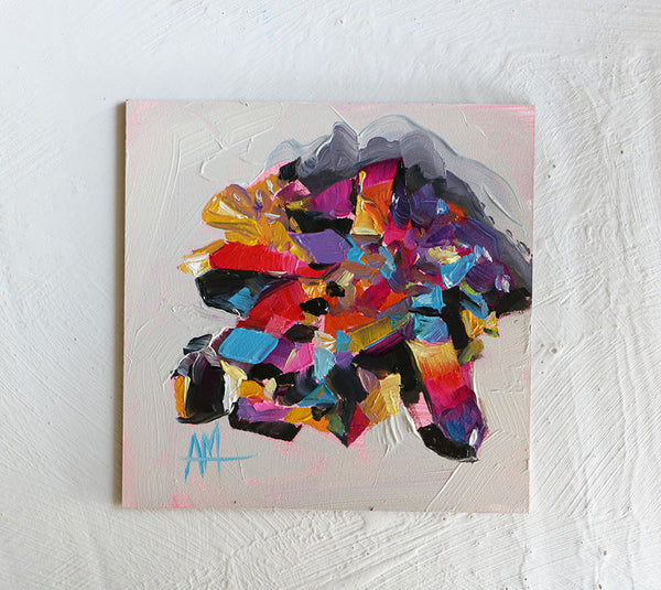 Quartz Gemstone Original Painting by Angela Moulton