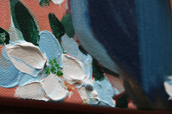 Spring Steller's Jay Original Painting by Angela Moulton