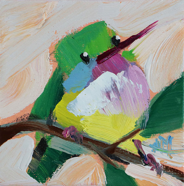 Tody Bird Original Painting by Angela Moulton