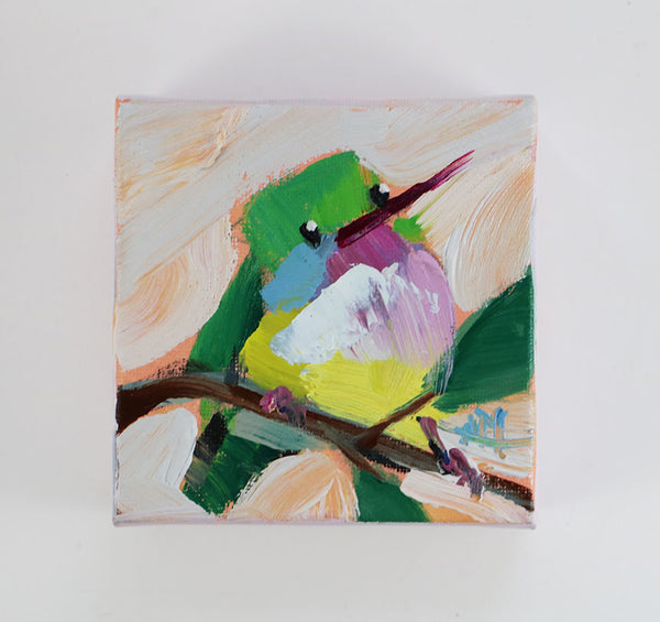 Tody Bird Original Painting by Angela Moulton