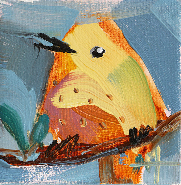 Yellow Warbler Original Painting by Angela Moulton