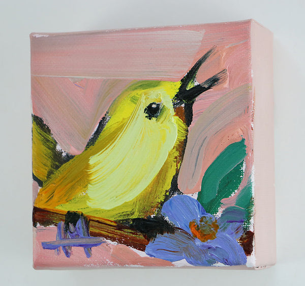 Yellow Warbler Original Painting by Angela Moulton