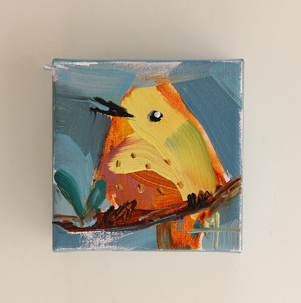 Yellow Warbler Original Painting by Angela Moulton